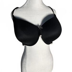 Auden bra 40DD black with pink and bow detail